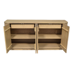 Lars sideboard 18" x 66" x 34" 4 door 2 interior drawers