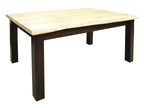 Live Edge Harvest Table 42"Dx72"Wx30"H