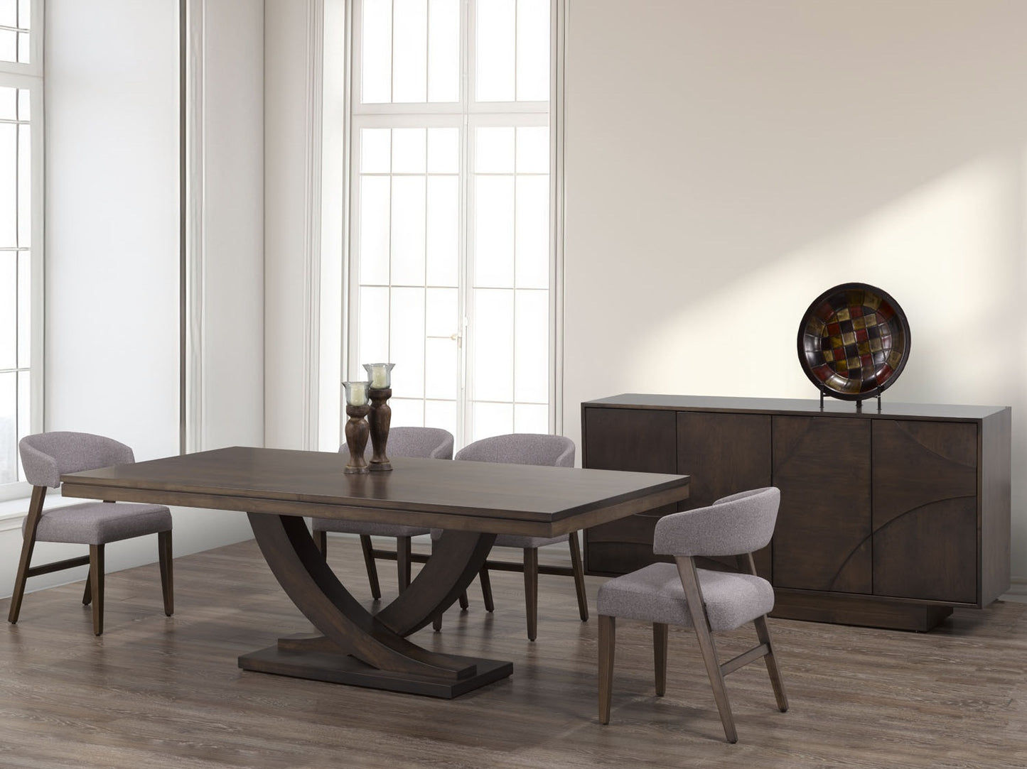 Los Angeles 42" x 72" x 1" + 2 - 12" centre extensions