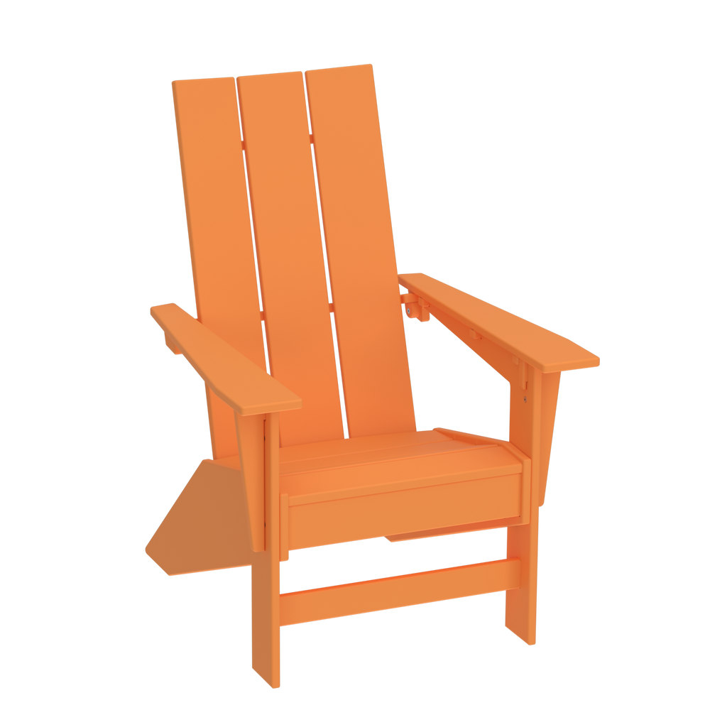 Modern Outdoor Muskoka Chair — Cantaloupe Orange
