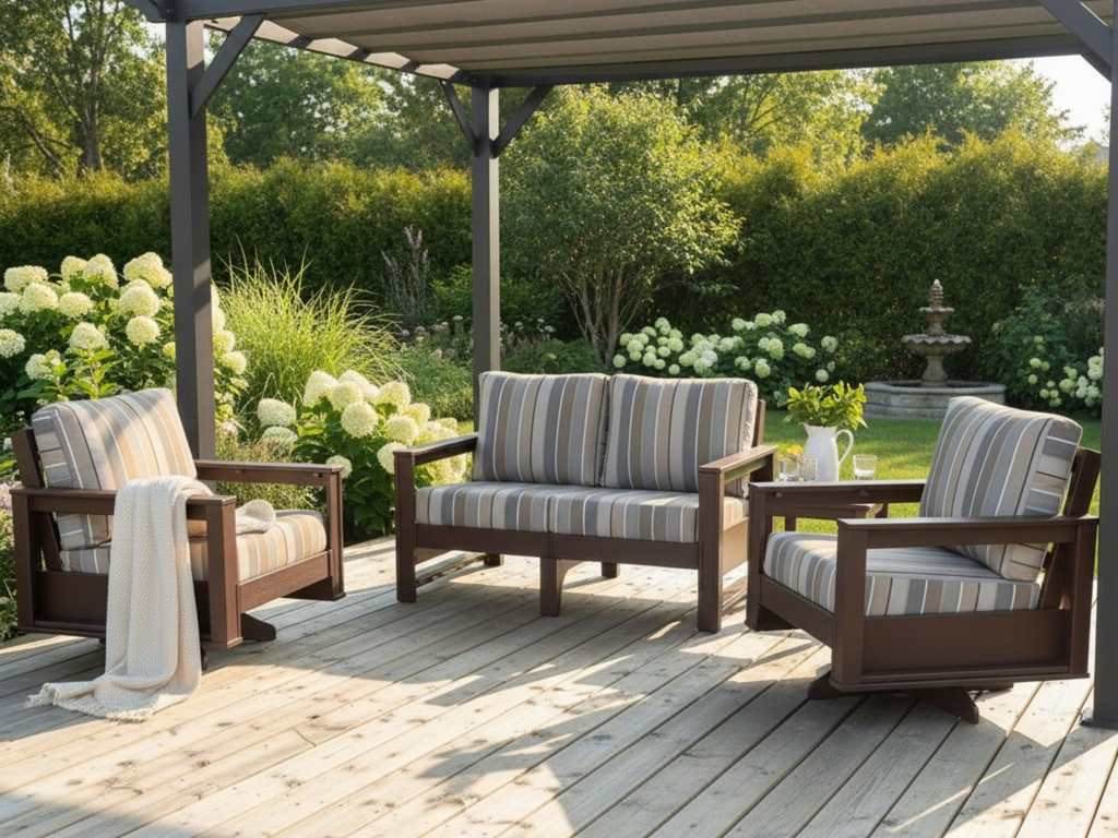 Modern Outdoor Loveseat