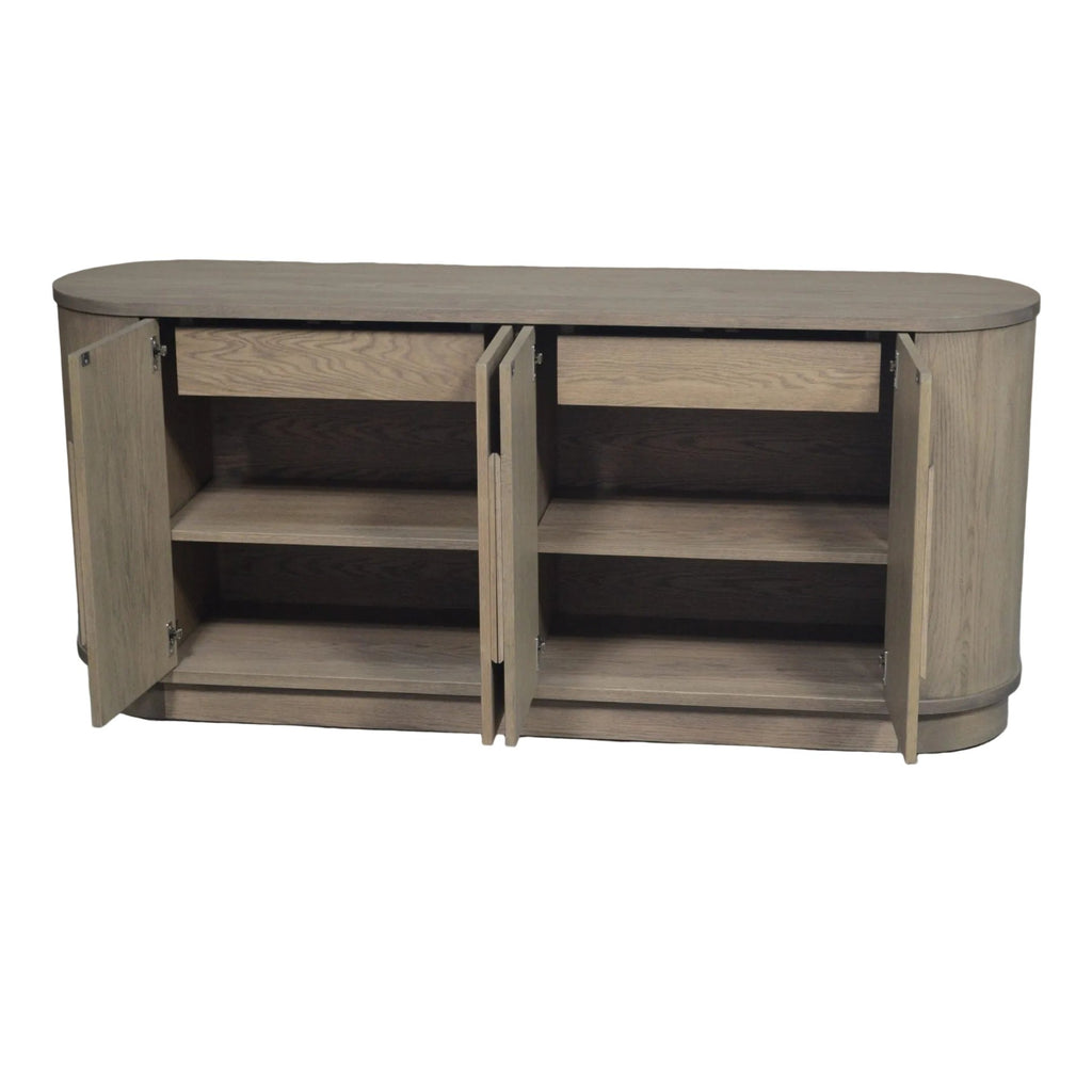Modena sideboard 18" x 60" x 32" 4 door 2 interior drawer