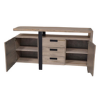 Narva sideboard 18" x 64" x 35" 2 door 3 drawer
