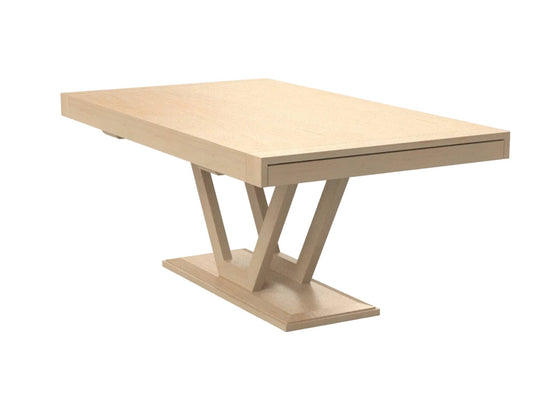 Mitered Dining Table with Open Truss Base