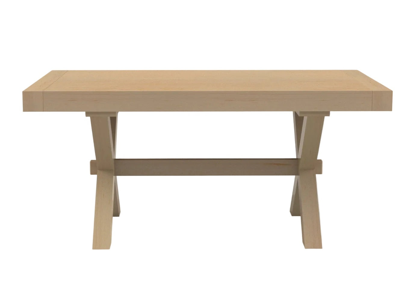 Mitered Dining Table with Cross Creek Base