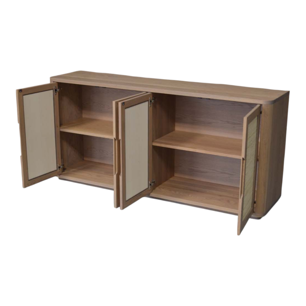 Orebro sideboard 18" x 60" x 34" 4 door