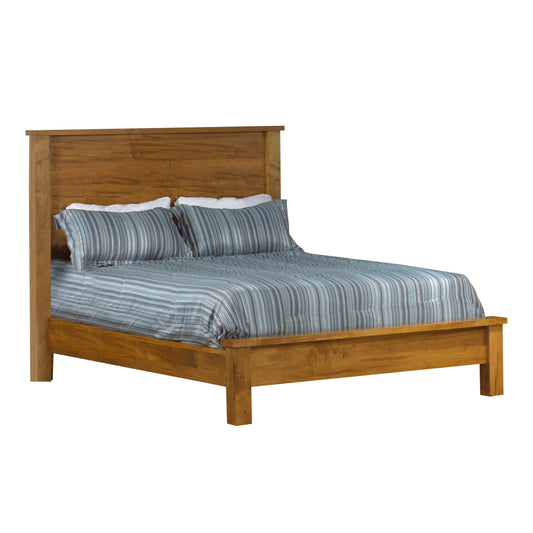 Rough Cut Queen Panel Bed