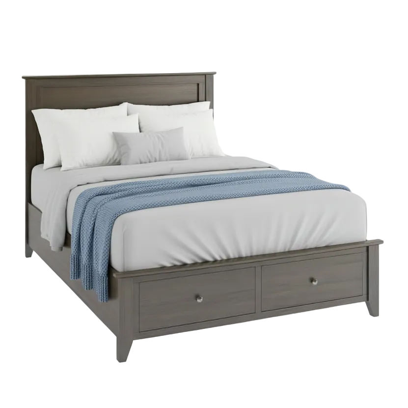 Shaker Queen Panel Bed