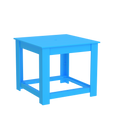 Modern Outdoor Square Pub Table 42"Wx42"Dx36"H