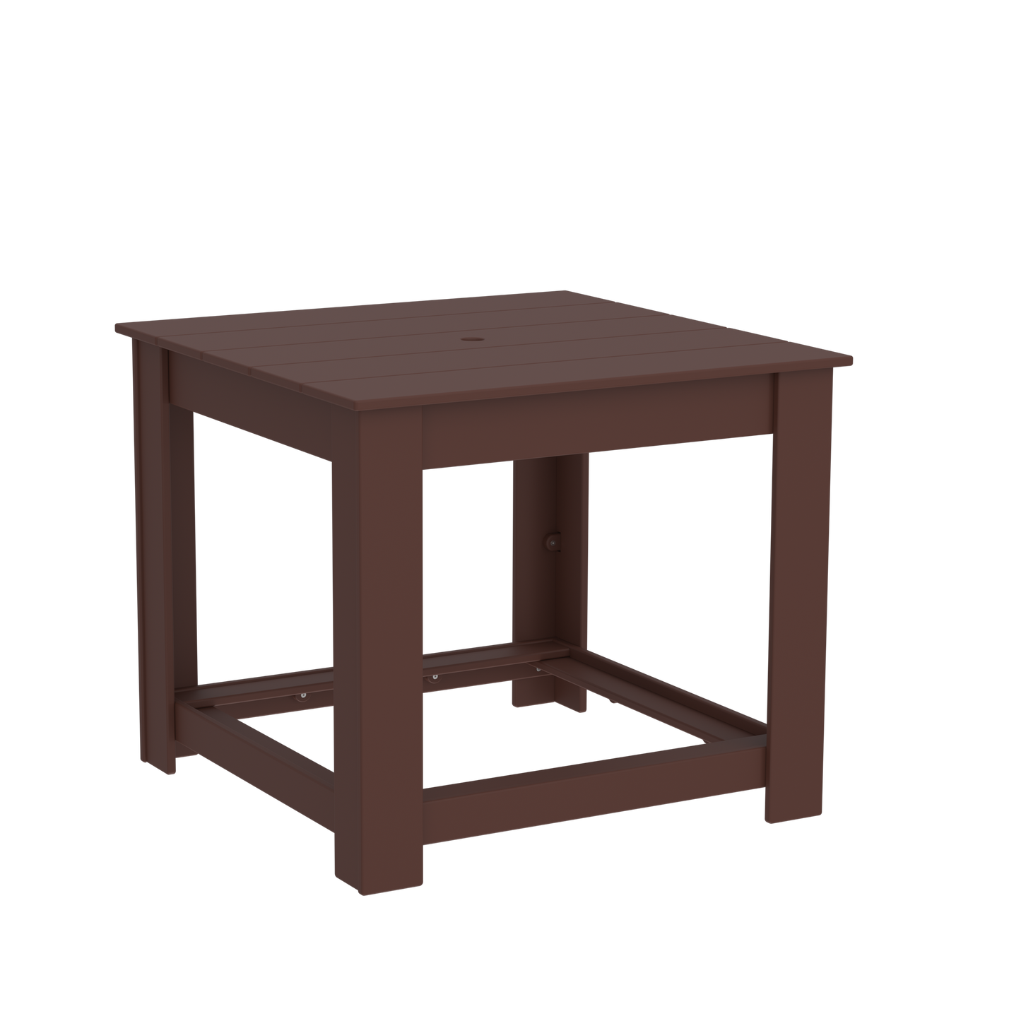 Modern Outdoor Square Pub Table 42"Wx42"Dx36"H