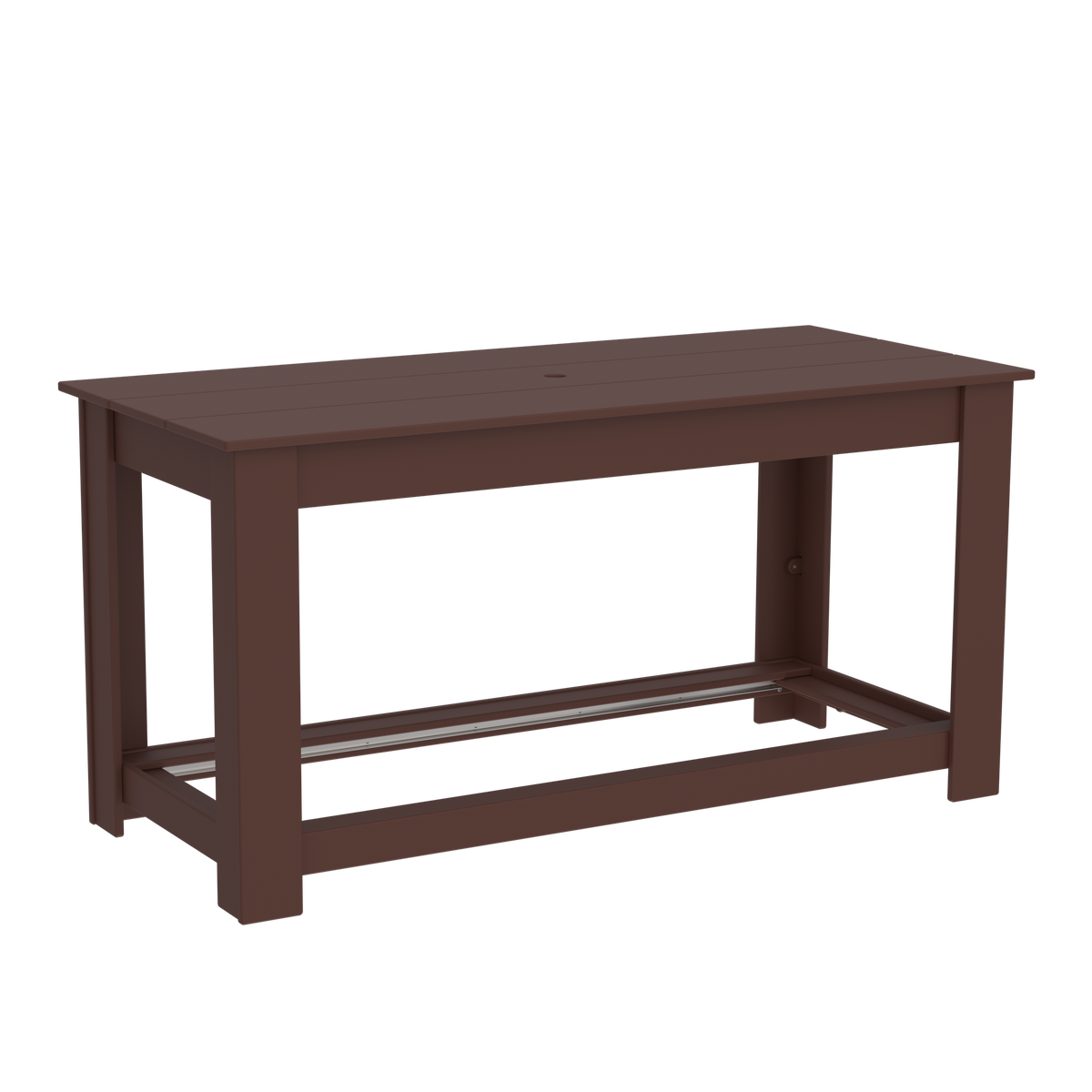 Modern Outdoor Pub Table 72"Wx32"Dx36"H