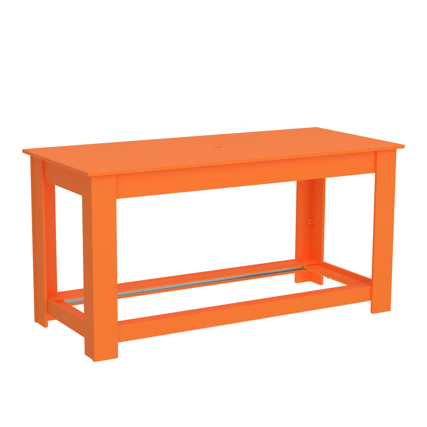 Modern Outdoor Pub Table 72"Wx32"Dx36"H