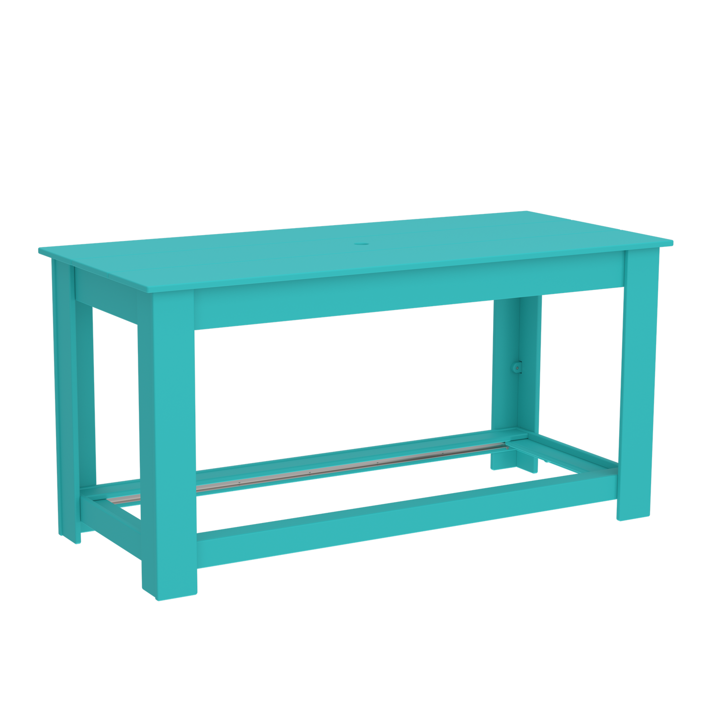 Modern Outdoor Pub Table 72"Wx32"Dx36"H