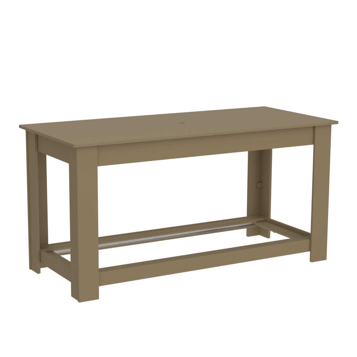 Modern Outdoor Pub Table 72"Wx32"Dx36"H