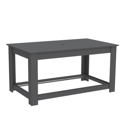 Modern Outdoor Pub Table 72"Wx42"Dx36"H
