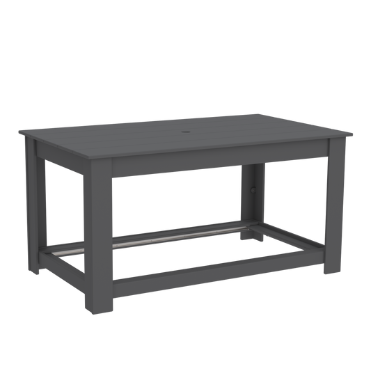 Modern Outdoor Pub Table 72"Wx42"Dx36"H