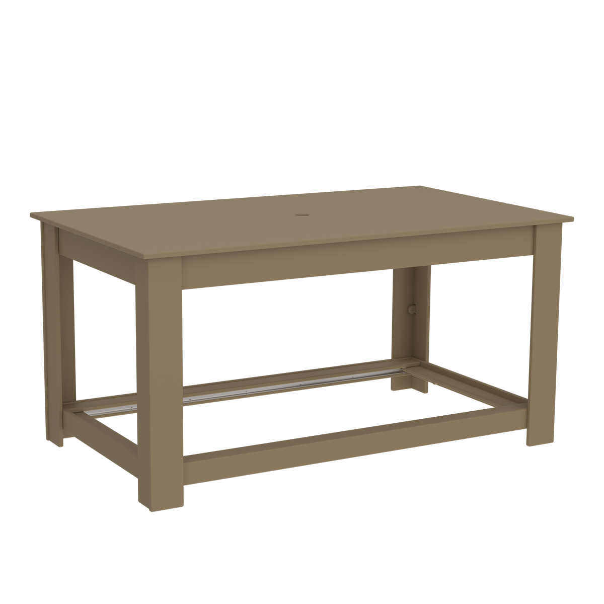Modern Outdoor Pub Table 72"Wx42"Dx36"H
