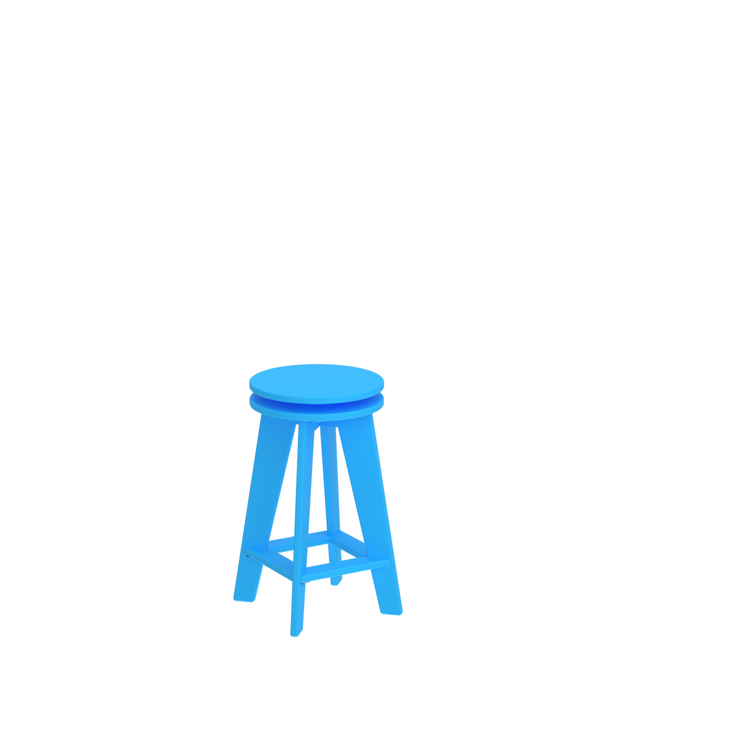 Modern Outdoor Pub Stool 24"