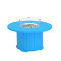 Modern Outdoor Round Fire Table