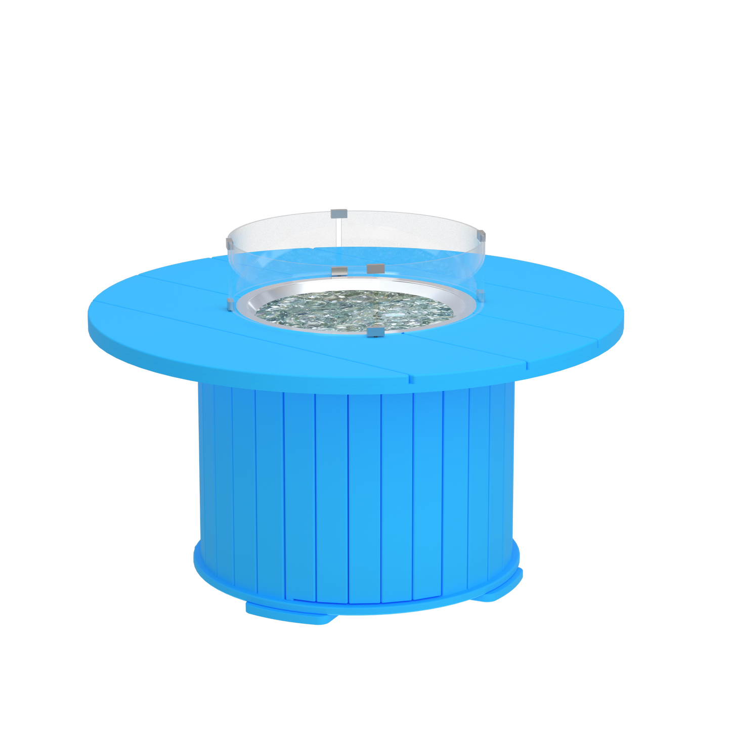 Modern Outdoor Round Fire Table