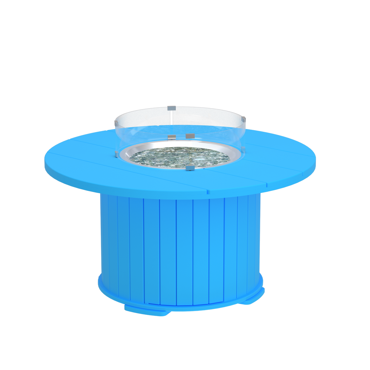 Modern Outdoor Round Fire Table