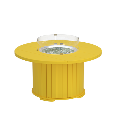 Modern Outdoor Round Fire Table
