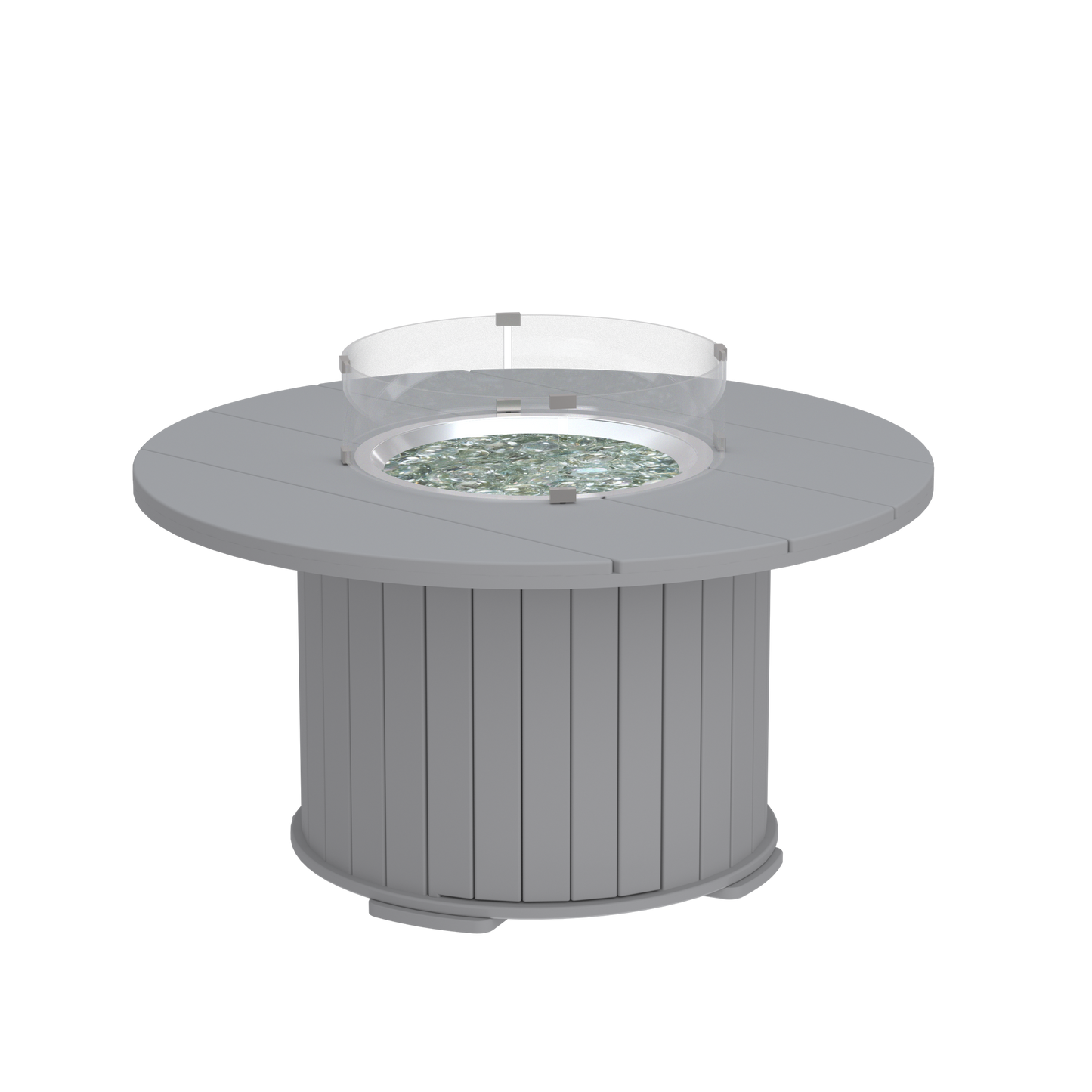 Modern Outdoor Round Fire Table