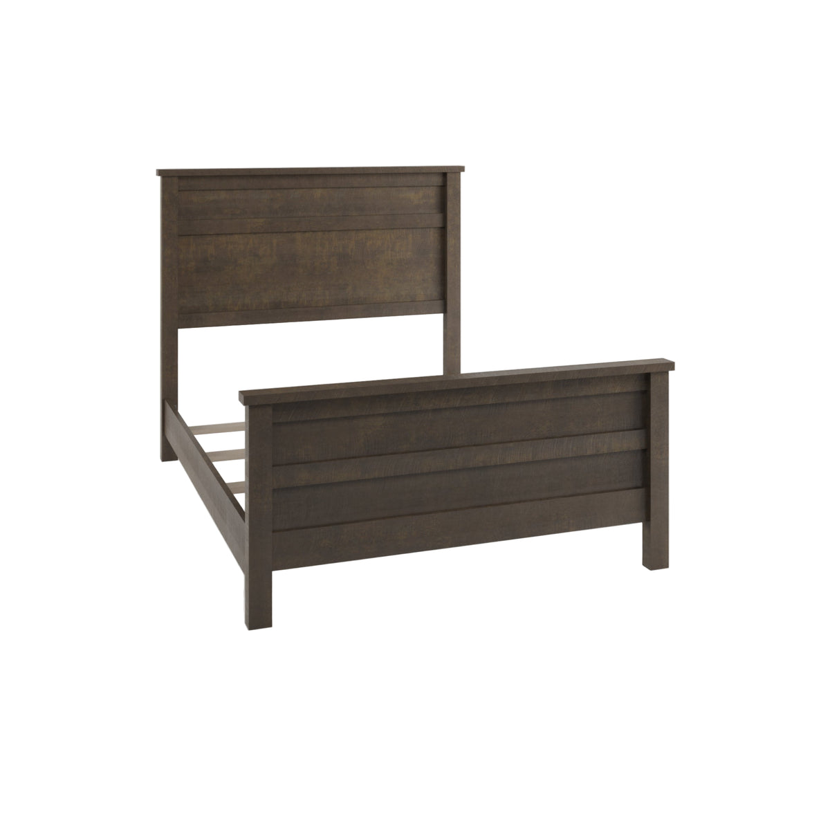 Rough Sawn Queen Panel Bed