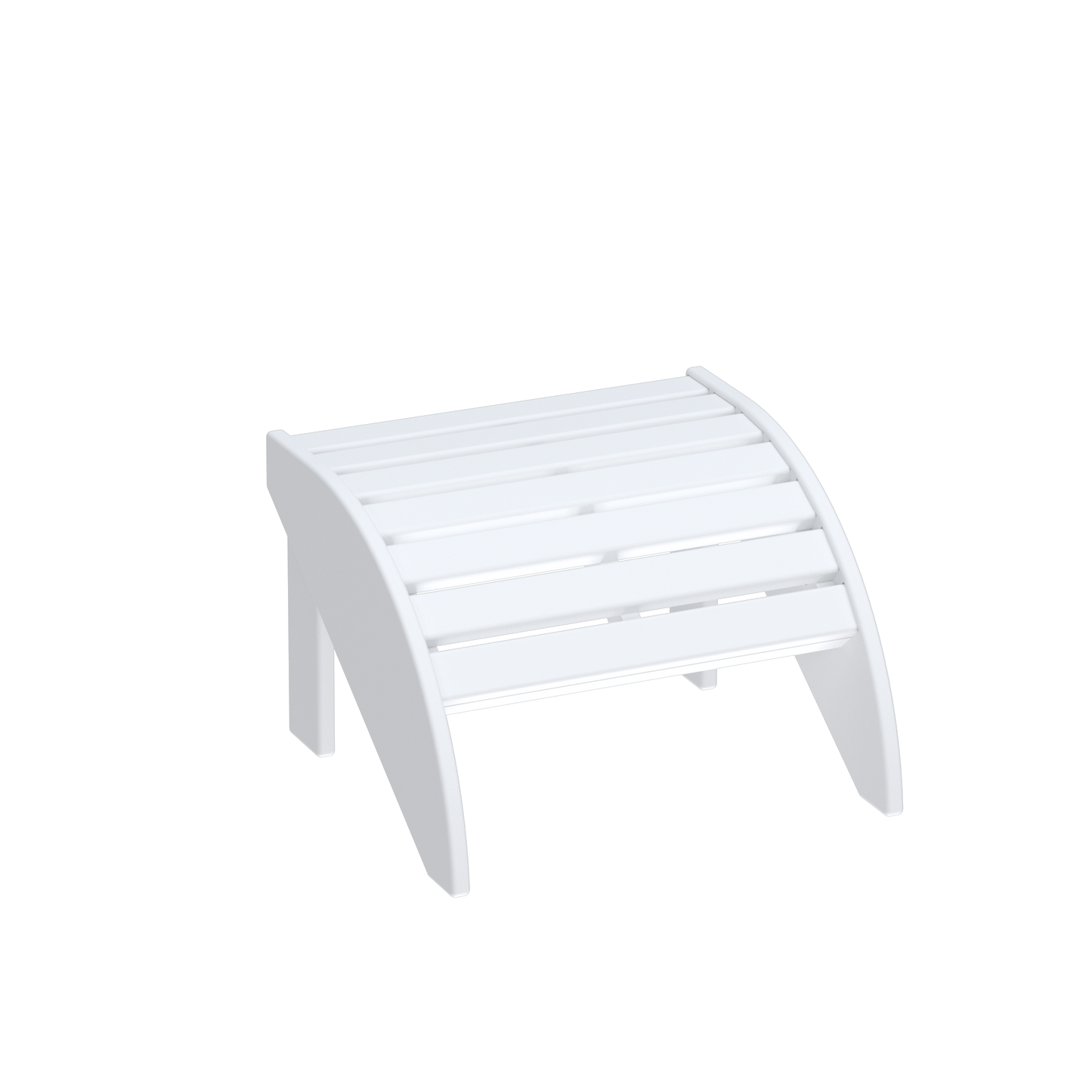 Modern Outdoor Round Muskoka Footstool
