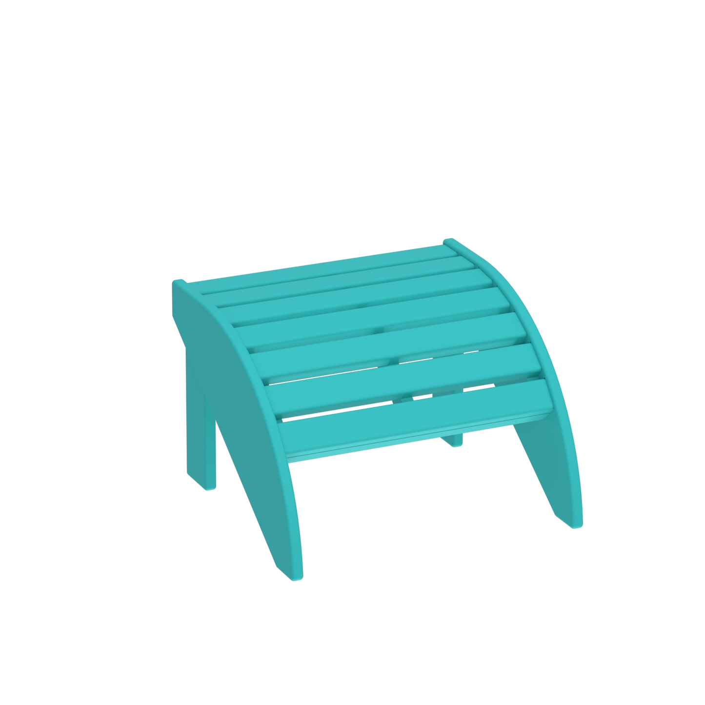 Modern Outdoor Round Muskoka Footstool
