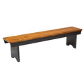Rough Cut  72" Gable Bench