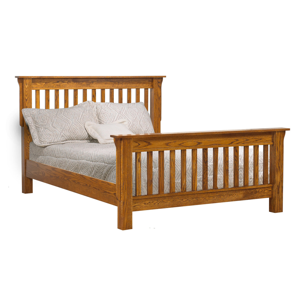 Mission Queen Slat Bed