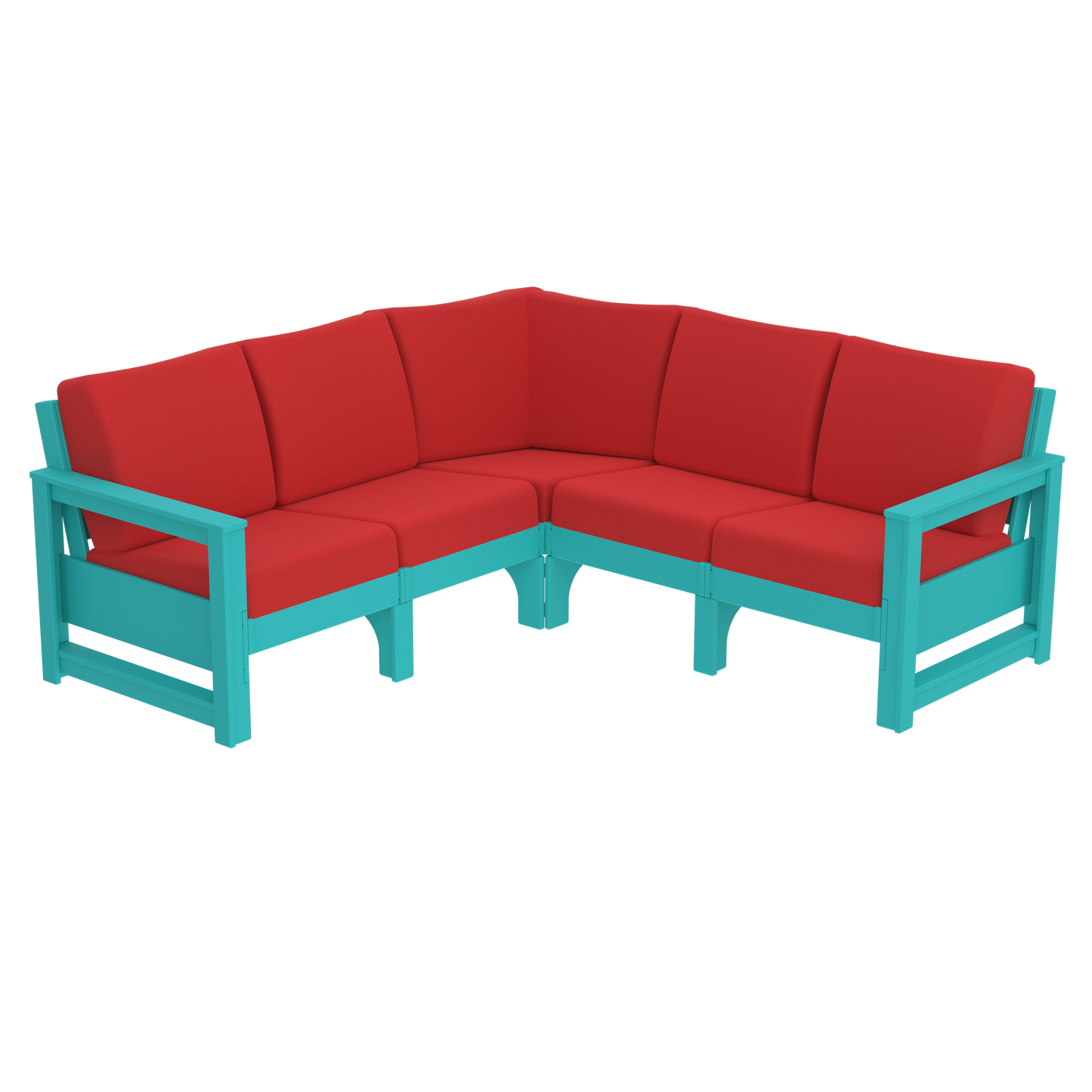 Modern Outdoor 5 Seater Sectional