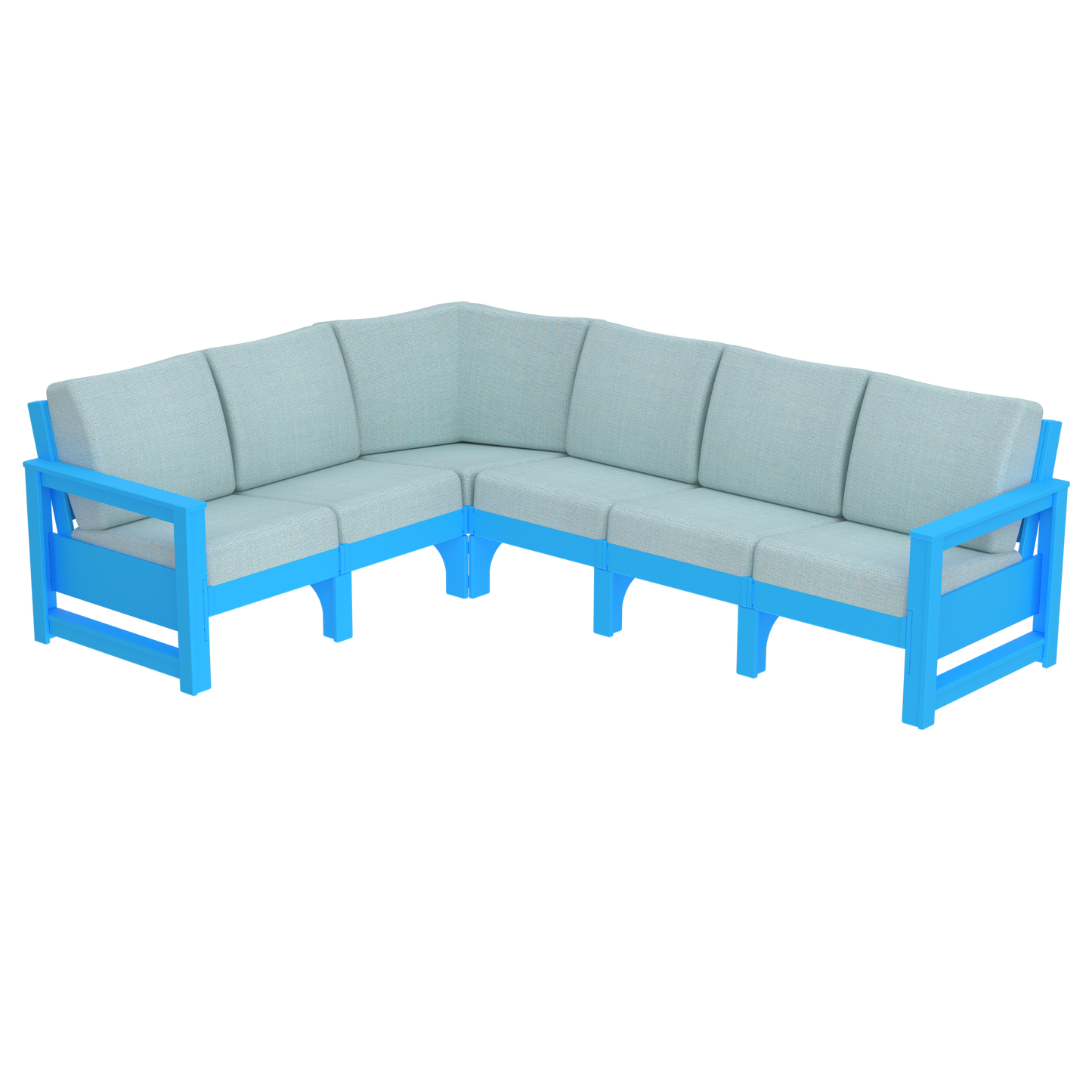 Modern Outdoor 6 Seater Sectional
