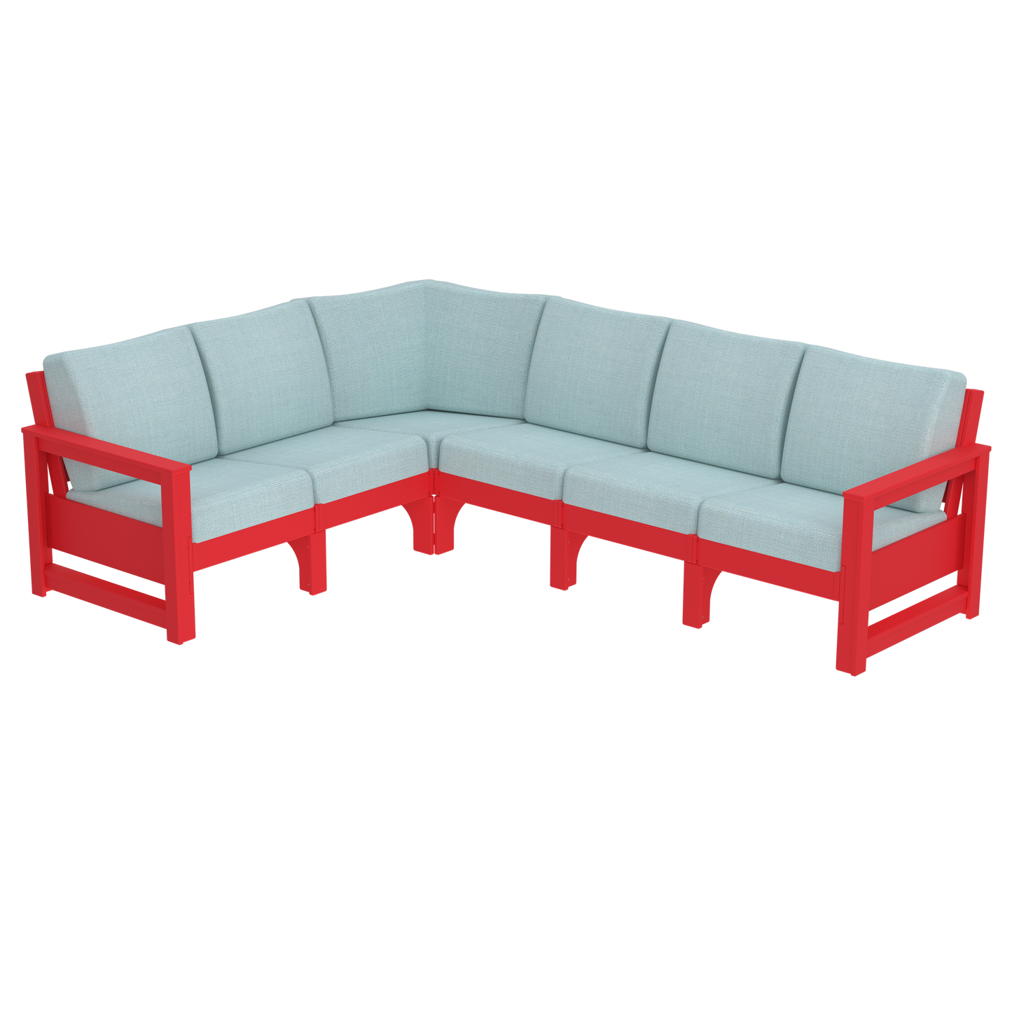 Modern Outdoor 6 Seater Sectional