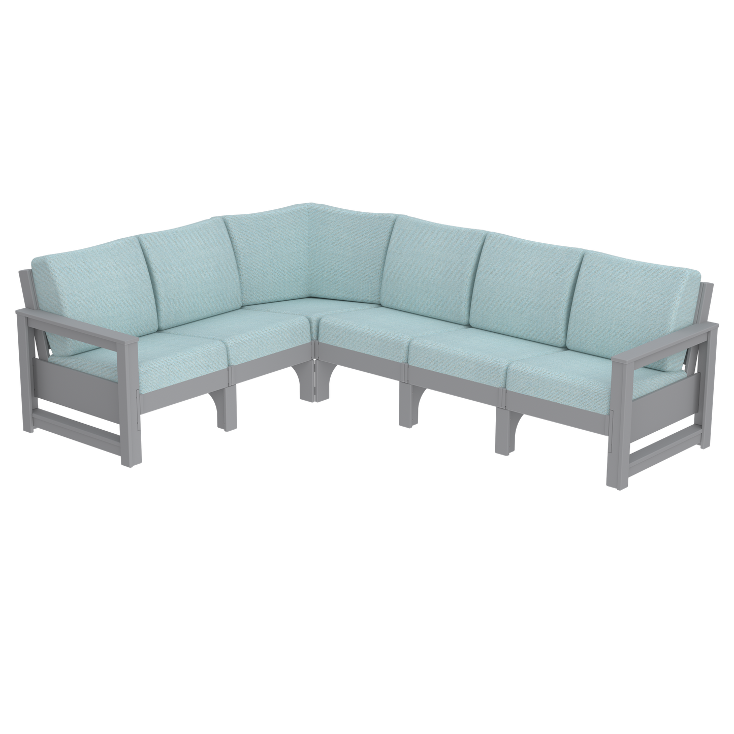 Modern Outdoor 6 Seater Sectional