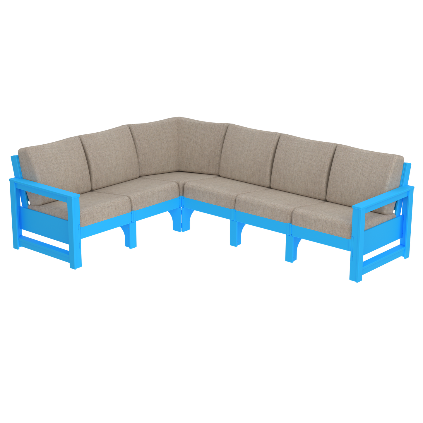 Modern Outdoor 6 Seater Sectional
