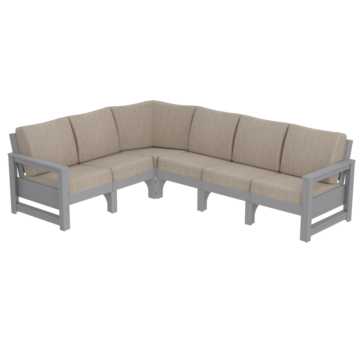 Modern Outdoor 6 Seater Sectional