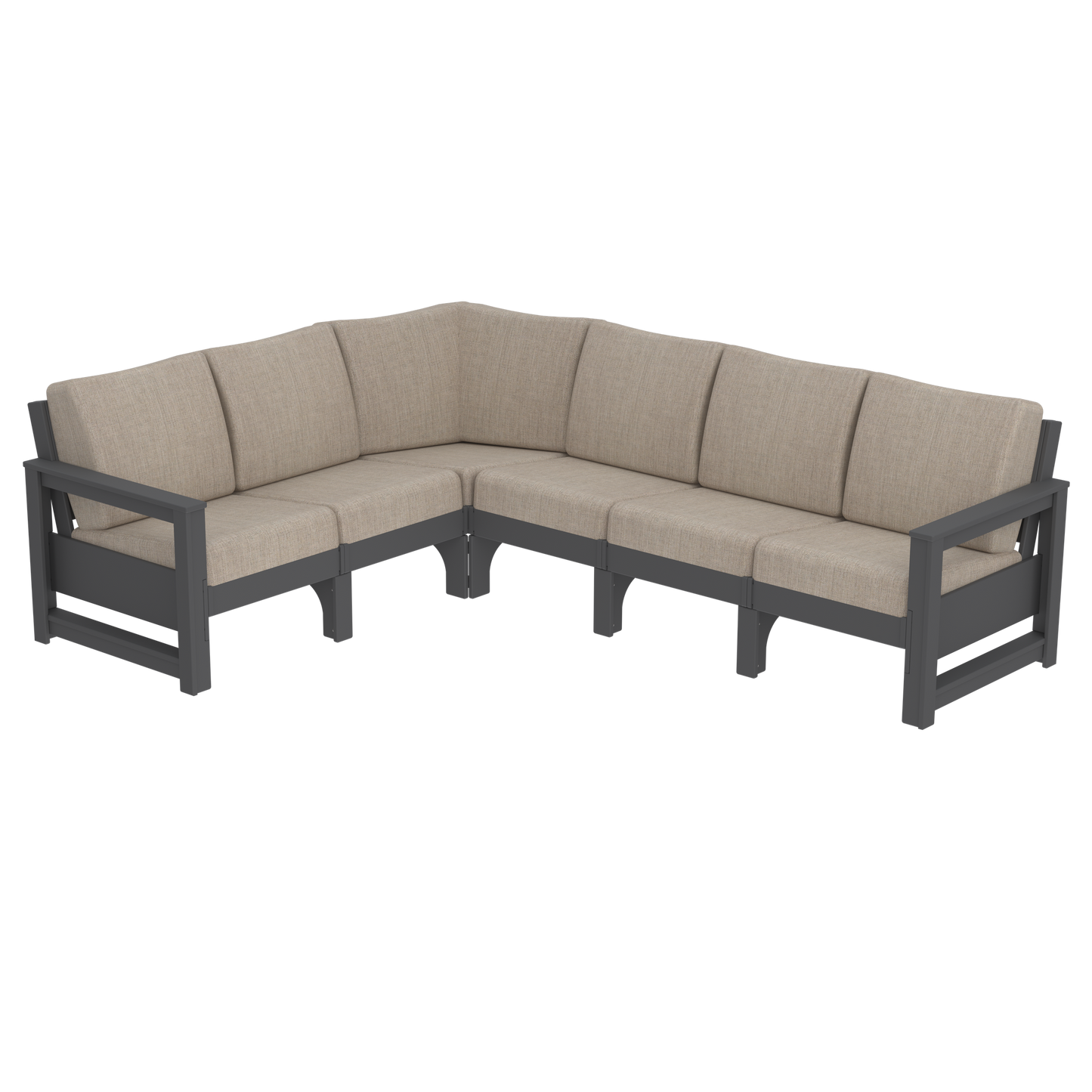 Modern Outdoor 6 Seater Sectional