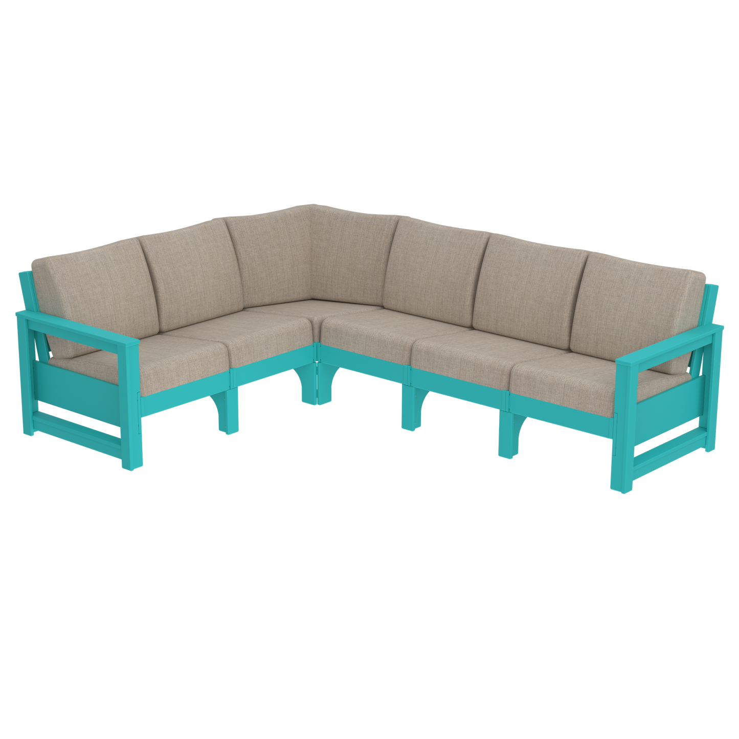 Modern Outdoor 6 Seater Sectional