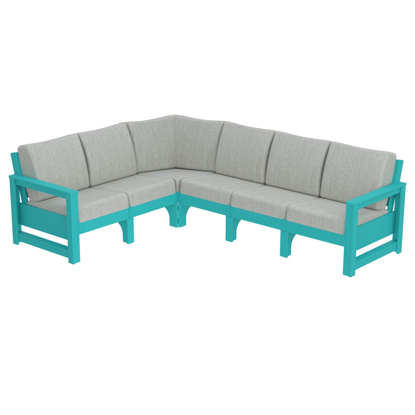 Modern Outdoor 6 Seater Sectional