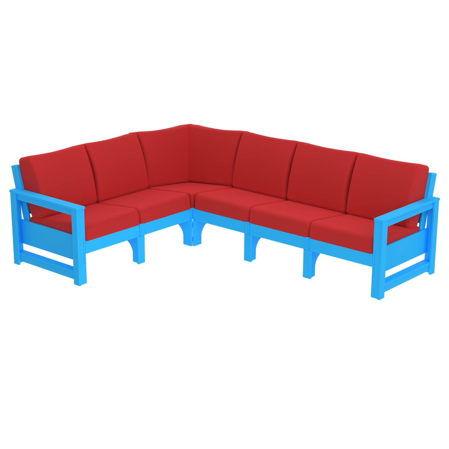 Modern Outdoor 6 Seater Sectional