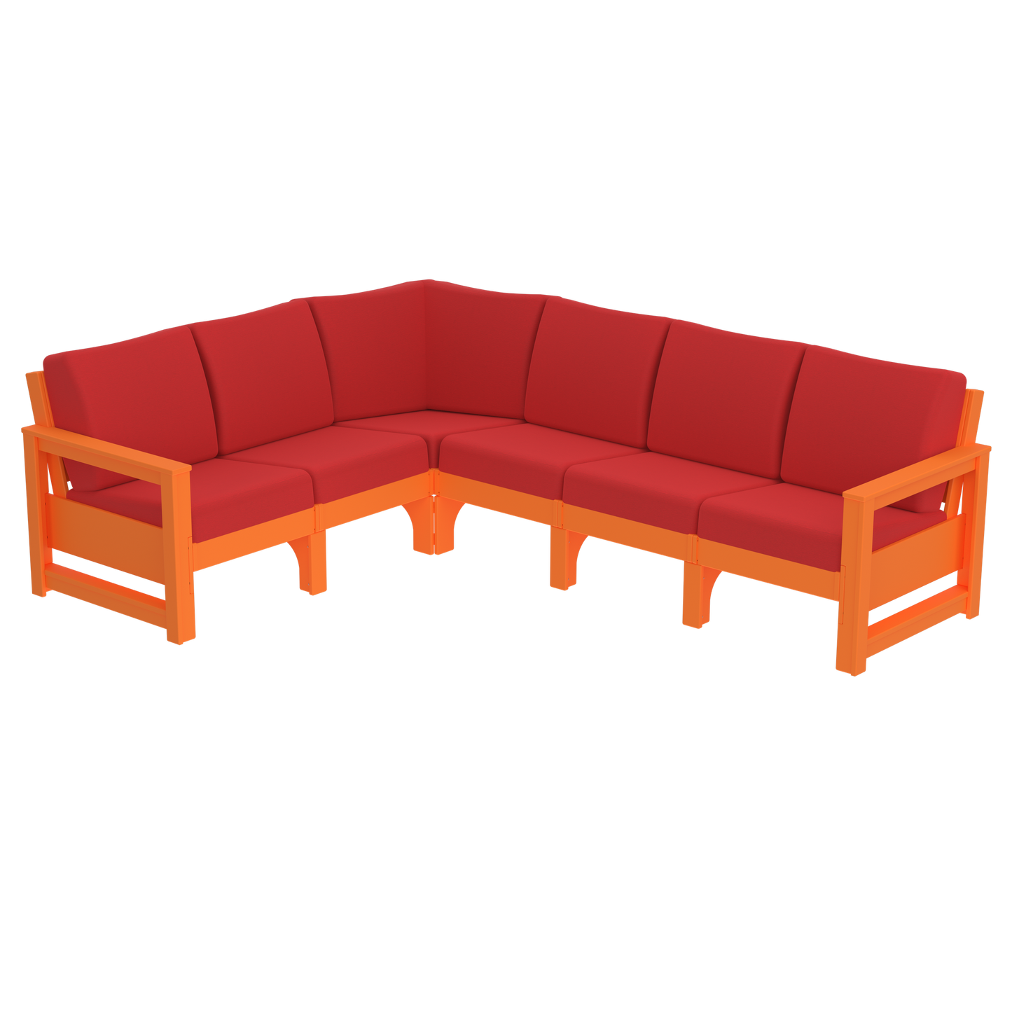 Modern Outdoor 6 Seater Sectional