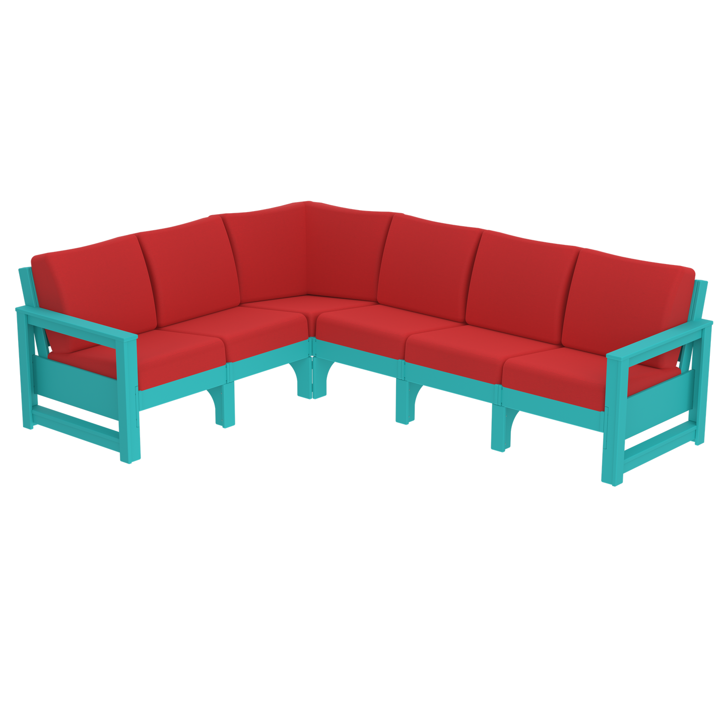 Modern Outdoor 6 Seater Sectional