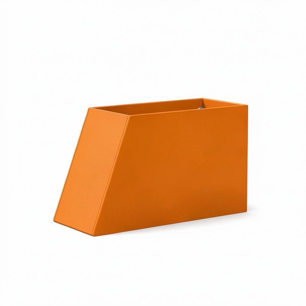 Modern Outdoor Slope Planter Box 18"H