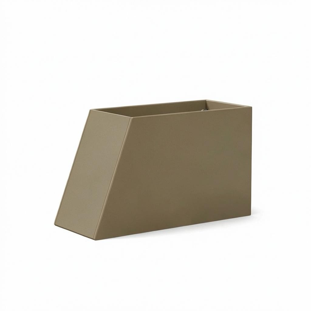 Modern Outdoor Slope Planter Box 18"H