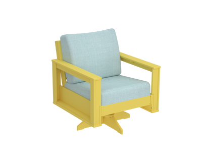 Modern Outdoor Swivel Arm Chair