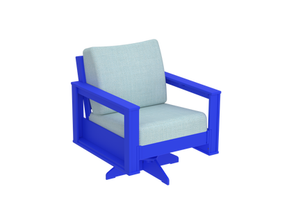 Modern Outdoor Swivel Arm Chair