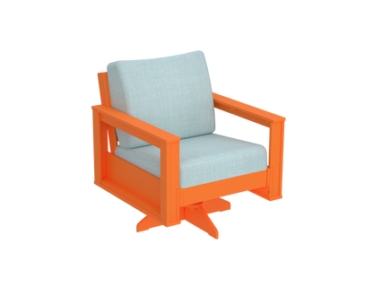Modern Outdoor Swivel Arm Chair