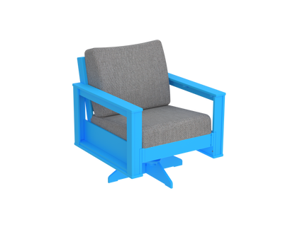 Modern Outdoor Swivel Arm Chair
